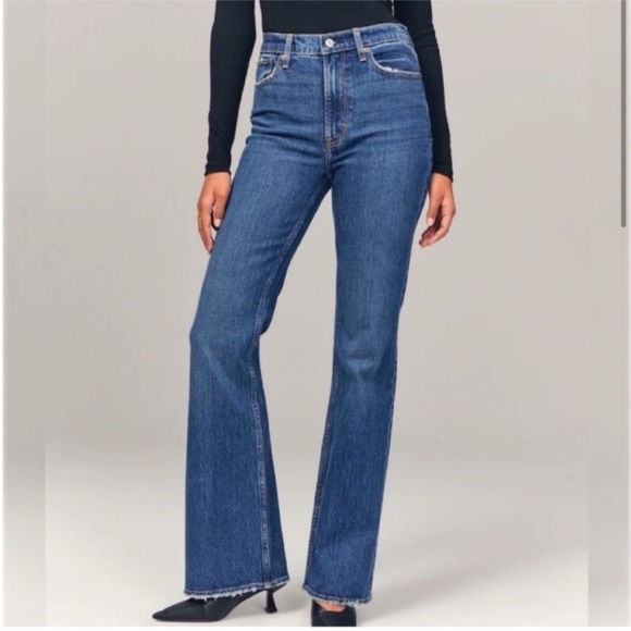 Abercrombie & Fitch Denim - Abercrombie & Fitch Ultra High Rise 70s Vintage Flare Jean